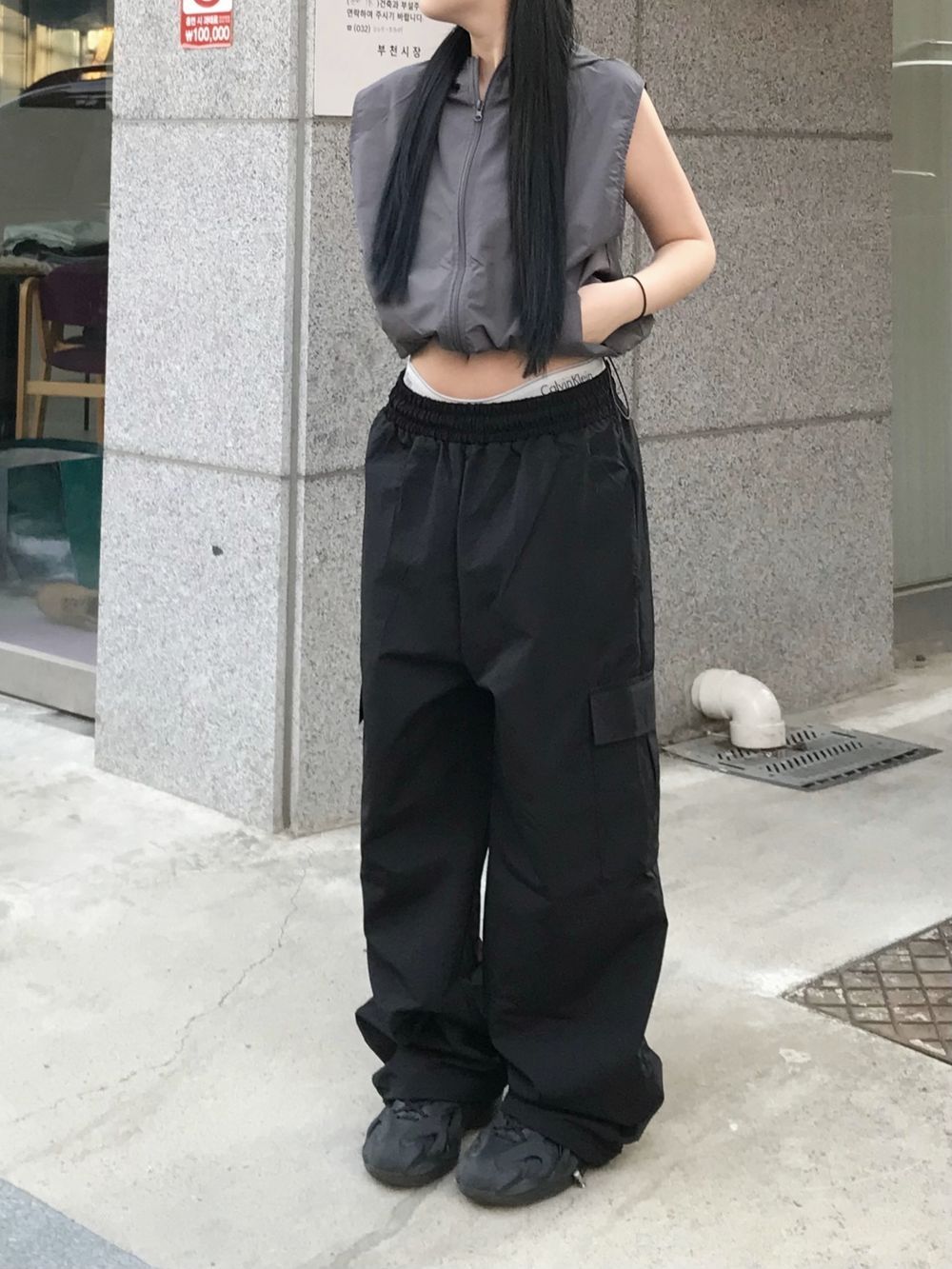 ローライズカーゴパンツ セール】ローライズ カーゴパンツ（ベイカーパンツ）（カーゴ