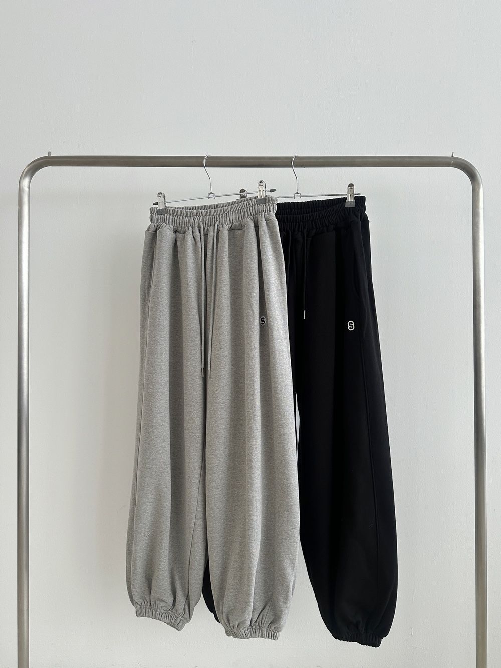 無地 パッチワーク コットン ベーシック ロング スウェット